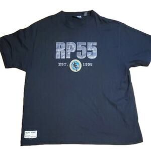 RP55 Jeans Co Rock-climbing, Repelling Heavyweight Black T-Shirt SZ XL